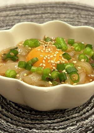 イカそうめんのピリ辛ユッケ-レシピのメイン写真