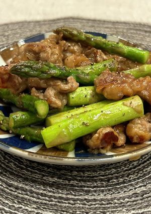 アスパラと牛肉のオイスター炒め-レシピのメイン写真