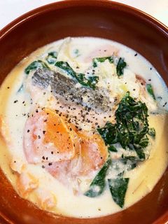 鮭のミルク煮-レシピのメイン写真