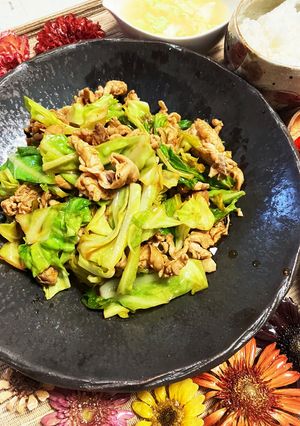 10分でガチうま豚肉キャベツのピリ辛炒め-レシピのメイン写真
