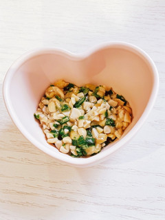 オクラ納豆 離乳食中期〜フリージング-レシピのメイン写真