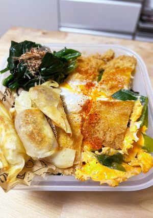 シュウマイの皮ツナ包み☆イカフライ丼弁当-レシピのメイン写真