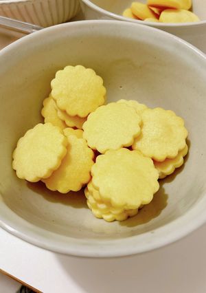 シンプルクッキー(プレーンとココア味)-レシピのメイン写真