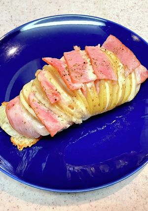 新じゃがのハッセルバックポテト-レシピのメイン写真