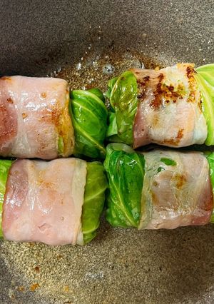 簡単☆煮崩れないロールキャベツ巻き方-レシピのメイン写真