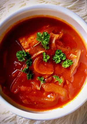 トマトJとカレー粉のヘルシースープカレー-レシピのメイン写真