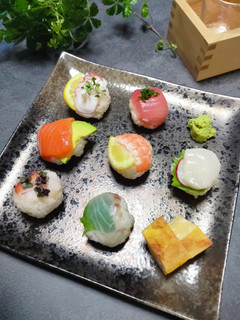 おもてなしに 簡単手まり寿司-レシピのメイン写真