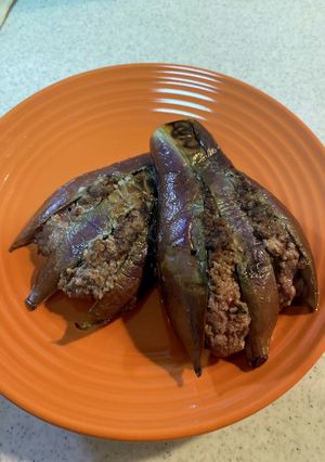 茄子のひき肉挟み-レシピのメイン写真