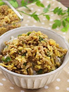 ご飯が進む!たけのこ肉そぼろ-レシピのメイン写真