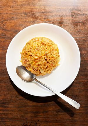 玄米で♡♡そぼろキムチ炒飯-レシピのメイン写真