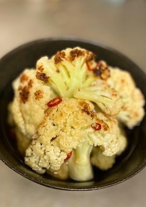 カリフラワーの甘酢白だし焼きびたし-レシピのメイン写真
