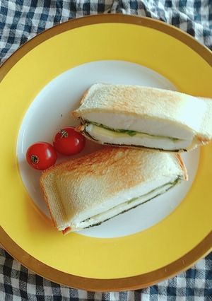 はんぺんチーズホットサンド-レシピのメイン写真