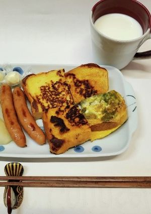 ふりかけお野菜フレンチトースト-レシピのメイン写真