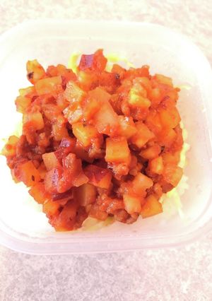 大根とさつまいもの野菜増しましタコライス-レシピのメイン写真