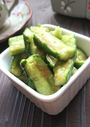 ポリポリ止まらない♪甘辛味噌きゅうり-レシピのメイン写真