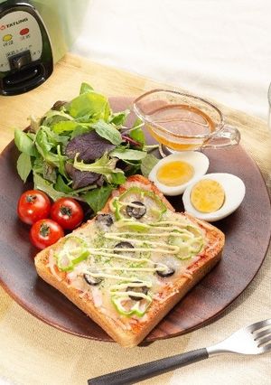 ＼大同電鍋レシピ／ピザトースト-レシピのメイン写真