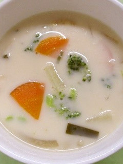 野菜たっぷり豆乳味噌汁-レシピのメイン写真