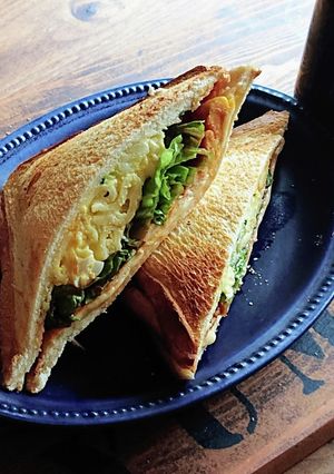 ホットサンド★チーズとろ〜りポテサラ玉子-レシピのメイン写真