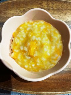 さつまいものお粥 離乳食〜冷凍まとめ作り-レシピのメイン写真