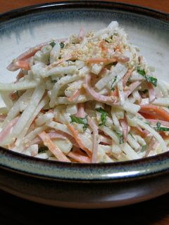 ごましそ大根サラダ!-レシピのメイン写真
