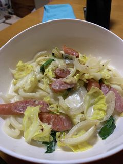 牛乳うどん-レシピのメイン写真