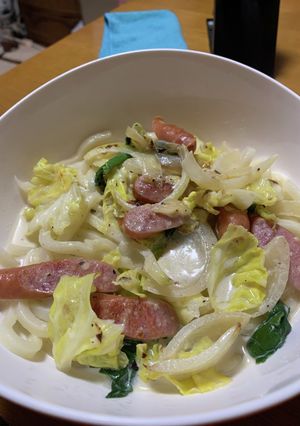 牛乳うどん-レシピのメイン写真