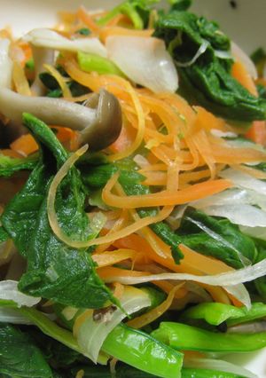 ♪たっぷり野菜のレンジ蒸し♪-レシピのメイン写真