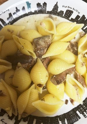 サバとコンキリエのレモン風味パスタ-レシピのメイン写真