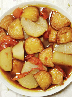 大根とさつま揚げのトマト煮-レシピのメイン写真