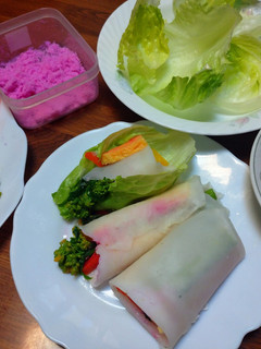 皮から作る! 春野菜で生春巻き-レシピのメイン写真
