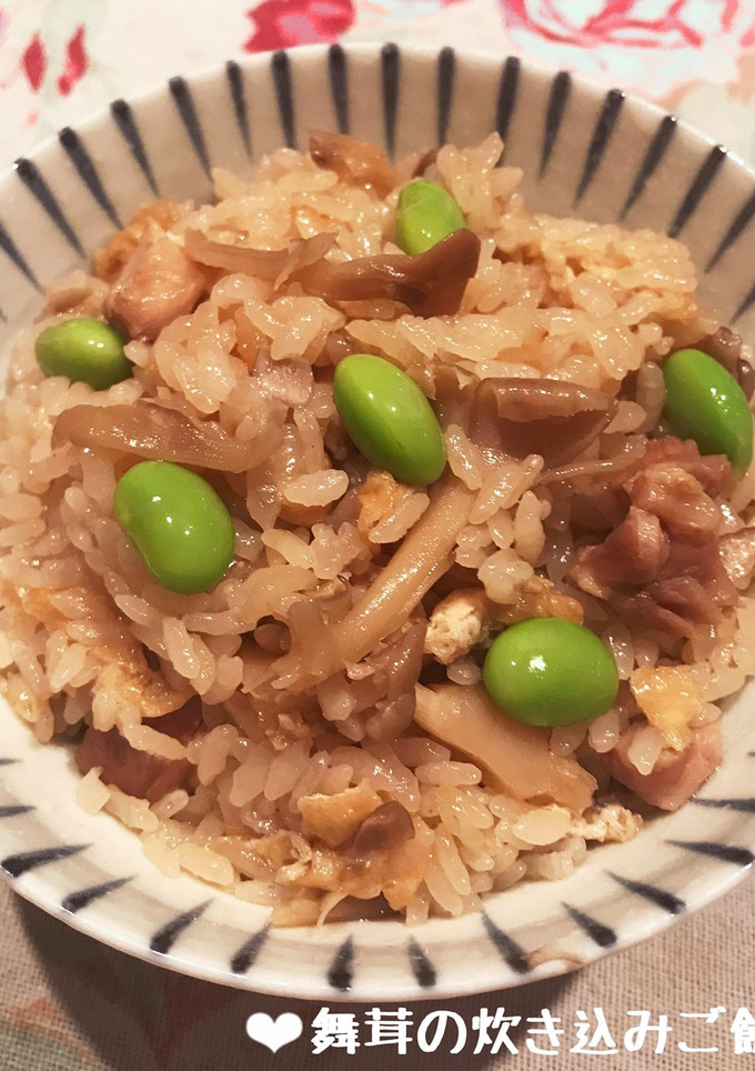 舞茸の炊き込みご飯♪-レシピのメイン写真
