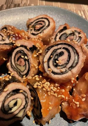 ぐ～るぐる海苔チーズポーク-レシピのメイン写真