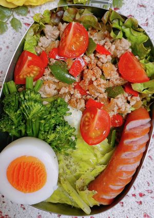 お弁当にナンプラー香る簡単ガパオライス-レシピのメイン写真