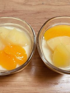 フルーツ杏仁豆腐-レシピのメイン写真