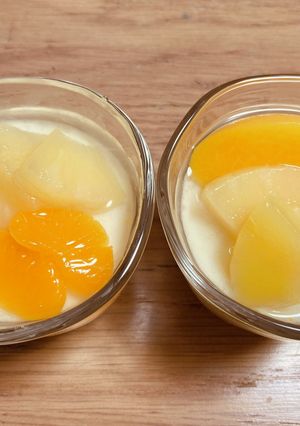 フルーツ杏仁豆腐-レシピのメイン写真