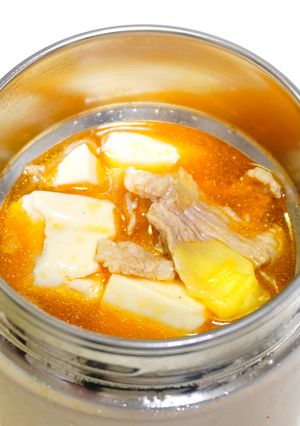 豚こまと豆腐のコチュジャンスープ-レシピのメイン写真