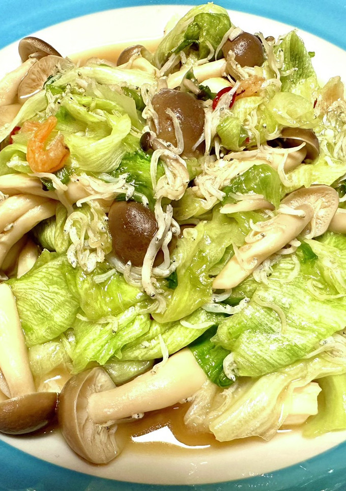 レタスとしらすの炒め物-レシピのメイン写真
