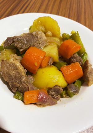 ギーとゴロゴロ豚肉じゃが-レシピのメイン写真
