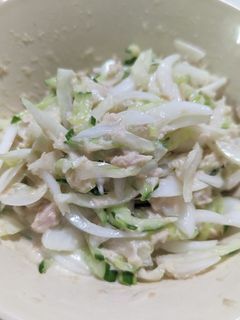 新玉ねぎとキュウリとツナの和え物-レシピのメイン写真