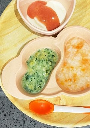 さつま芋とほうれん草の豆乳スープ 離乳食-レシピのメイン写真