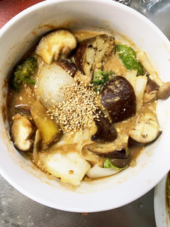 根菜茄子さっぱりきな粉ポン味野菜炒-レシピのメイン写真