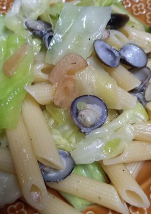 しじみとキャベツのペペロンチーノ-レシピのメイン写真