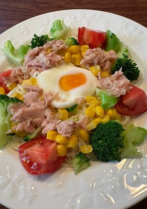 サラダそうめん＊ゴマダレかけ-レシピのメイン写真