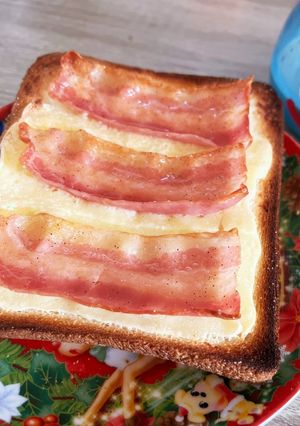 チーズベーコンパン-レシピのメイン写真