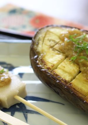 生麩と米茄子のみそ田楽-レシピのメイン写真