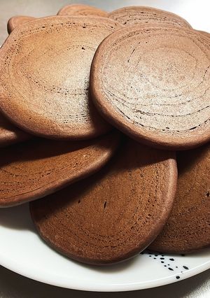 ココア入りミニホットケーキ-レシピのメイン写真