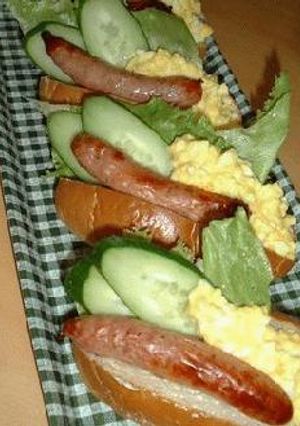 すごくおいしい！たまご入りホットドッグ-レシピのメイン写真