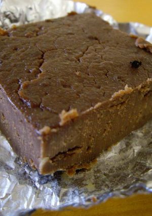 材料は二つだけ！チョコレートチーズケーキ-レシピのメイン写真