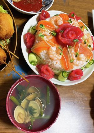 ひな祭りディナー-レシピのメイン写真