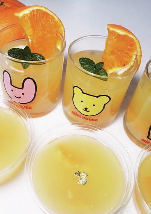 ジュースde簡単！ゼリー風寒天-レシピのメイン写真